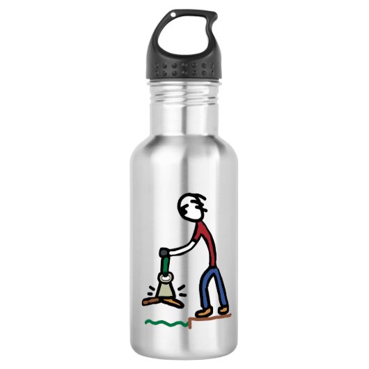 Magnet Fishing Edelstahlflasche (Vorderseite)
