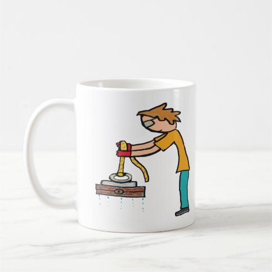 Magnet Fishing Kaffeetasse (Links)