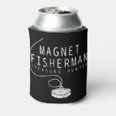 Magnet Fishing T - Shirt T-Shirt-Shirt Dosenkühler (Kanne Rückseite)