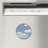 Magnet flauschiger weißer Cumulus Wolken (In Situ (Geschirrspüler))