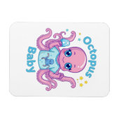 Magnet flexible Octopus Baby  (Horizontal)