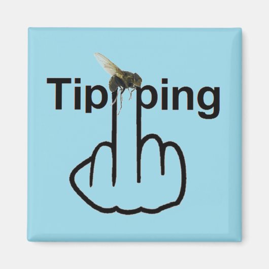 Magnet Fly Tipping Gedreht (Vorne)