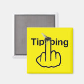 Magnet Fly Tipping Gedreht (Vorderseite/Rückseite)