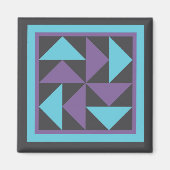 Magnet - Flying Dutchman Quilt Block (Vorne)