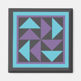 Magnet - Flying Dutchman Quilt Block