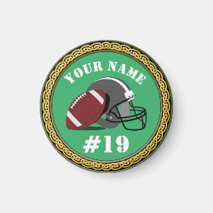 Magnet Football - Name und Nummer hinzufügen