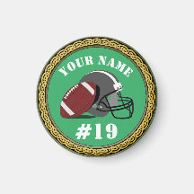 Magnet Football - Name und Nummer hinzufügen