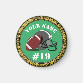 Magnet Football - Name und Nummer hinzufügen