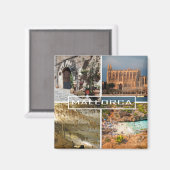 magnet Fotomontage von der Insel von Mallorca - (Vorderseite/Rückseite)