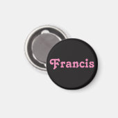Magnet Francis (Vorderseite/Rückseite)