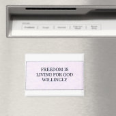 Magnet "Freiheit ist (In Situ (Geschirrspüler))