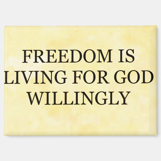 Magnet "Freiheit ist (Vorderseite)