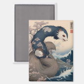 Magnet - Frettchen - Japan (Vorderseite/Rückseite)