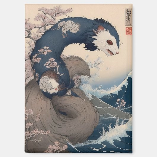 Magnet - Frettchen - Japan (Vorderseite)