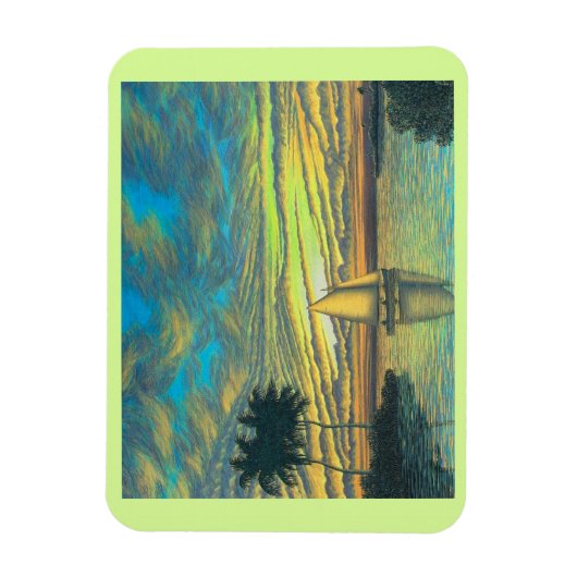 Magnet, Friedlich, leicht, Gefühl Magnet (Vertikal)