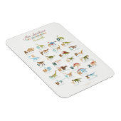 Magnet Frigo Abécédaire Dinosaures (Rechte Seite)