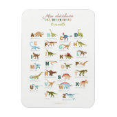 Magnet Frigo Abécédaire Dinosaures (Vertikal)