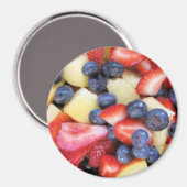 Magnet, Fruchtsalat Bouquet Magnet (Vorderseite/Rückseite)