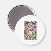 Magnet Frühherz Krebs Angel Magnet (Vorderseite/Rückseite)