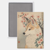 Magnet Fuchs Japan (Vorderseite/Rückseite)