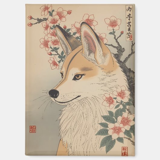 Magnet Fuchs Japan (Vorderseite)