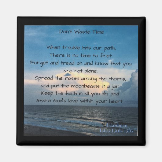 Magnet fullsizeoutput_19d9Don't Waste Time (Vorne)