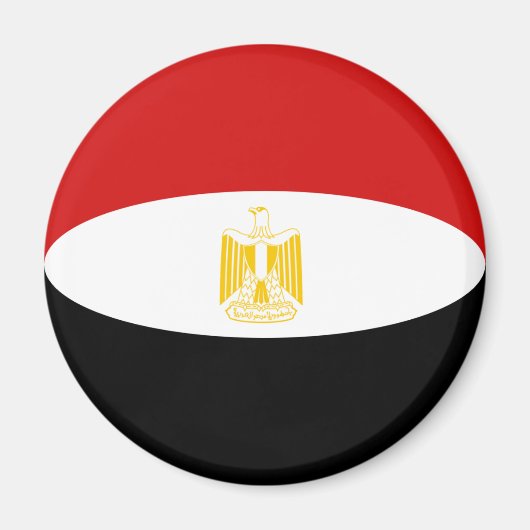 Magnet für ägyptische Fischflagge (Vorne)