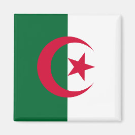 Magnet für algerische Flagge
