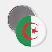 Magnet für algerische Flagge (Vorderseite/Rückseite)