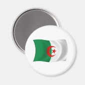 Magnet für algerische Flagge (Vorderseite/Rückseite)