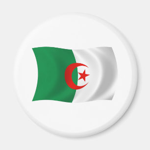 Magnet für algerische Flagge