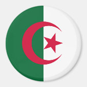 Magnet für algerische Flagge (Vorne)