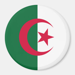 Magnet für algerische Flagge