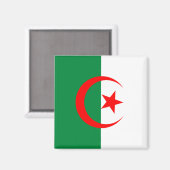 Magnet für algerische Flagge (Vorderseite/Rückseite)
