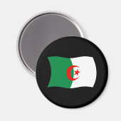 Magnet für algerische Flagge (Vorderseite/Rückseite)
