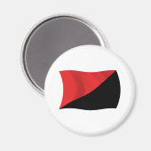 Magnet für Anarcho-Syndikalismus (Vorderseite/Rückseite)