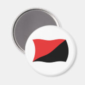 Magnet für Anarcho-Syndikalismus (Vorderseite/Rückseite)