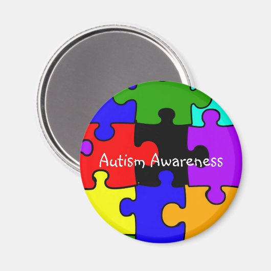 Magnet für Autismus (Vorderseite/Rückseite)