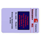 Magnet für Babysitter/Betreuer (Horizontal)