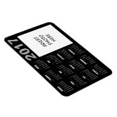 Magnet für benutzerdefinierte Fotos 2017 - Schwarz (Rechte Seite)