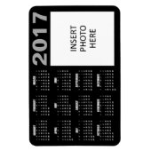 Magnet für benutzerdefinierte Fotos 2017 - Schwarz (Vertikal)