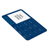 Magnet für benutzerdefinierte Fotos 2018 - Blau (Rechte Seite)