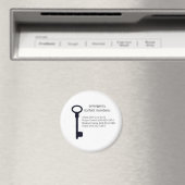 Magnet für benutzerdefinierte Notrufnummern (In Situ (Geschirrspüler))