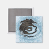 Magnet für blaue und braune Wirbel (Vorderseite/Rückseite)