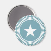 Magnet für blaue und weiße US Flagge (Vorderseite/Rückseite)
