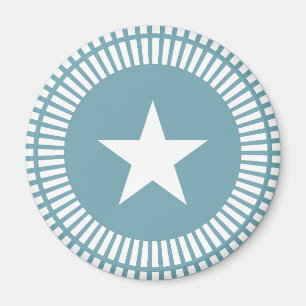 Magnet für blaue und weiße US Flagge
