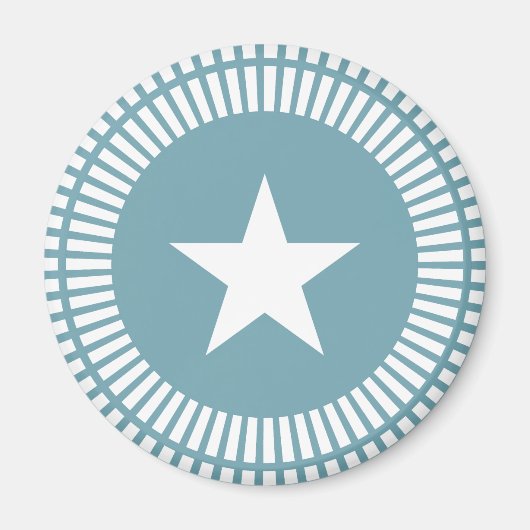 Magnet für blaue und weiße US Flagge (Vorne)