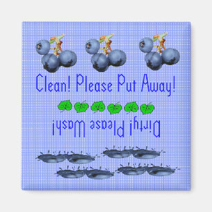 Magnet für Blueberries Spülmaschine