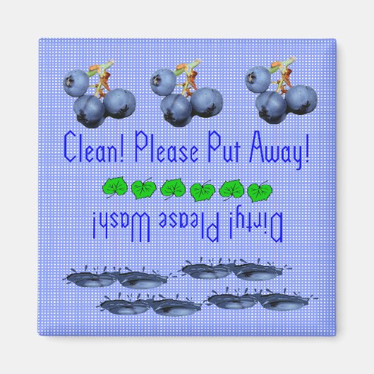 Magnet für Blueberries Spülmaschine (Vorne)