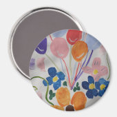 Magnet für Blume und Ballons (Vorderseite/Rückseite)